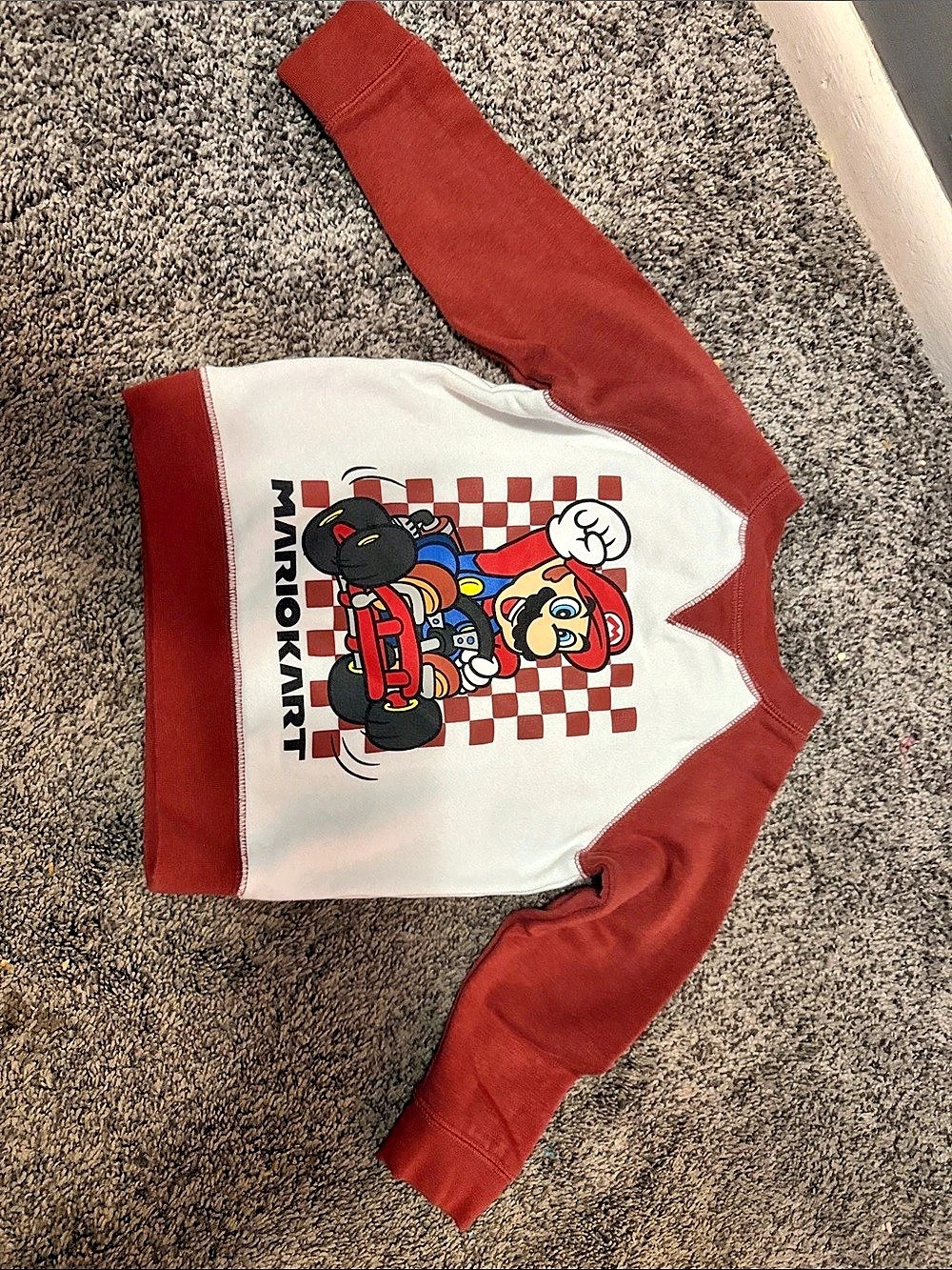 Old Navy Mario Kart Oversized Unisex Sweatshirt for Toddler